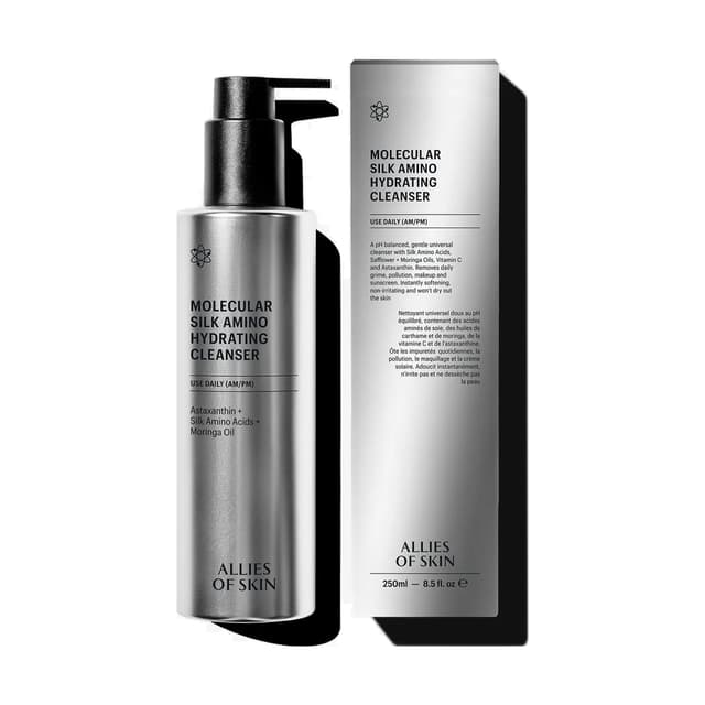 Allies of Skin Очищуючий засіб Molecular Silk Amino Hydrating Cleanser 250 ml.