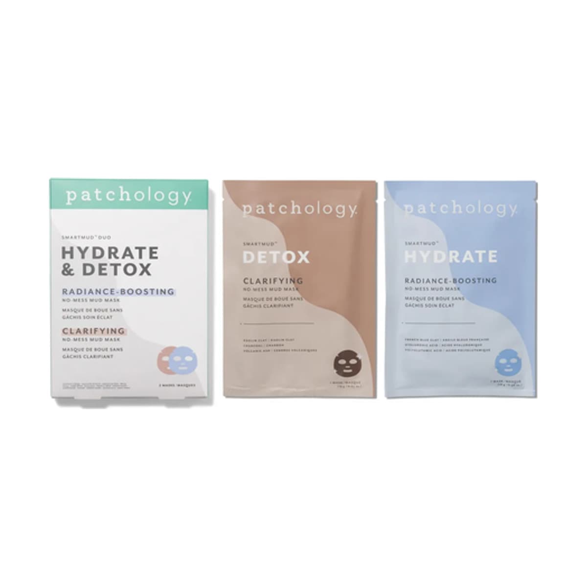 Patchology - Дуо масок Детокс + Зміцнююча
SmartMud Duo - Detox + Hydrate