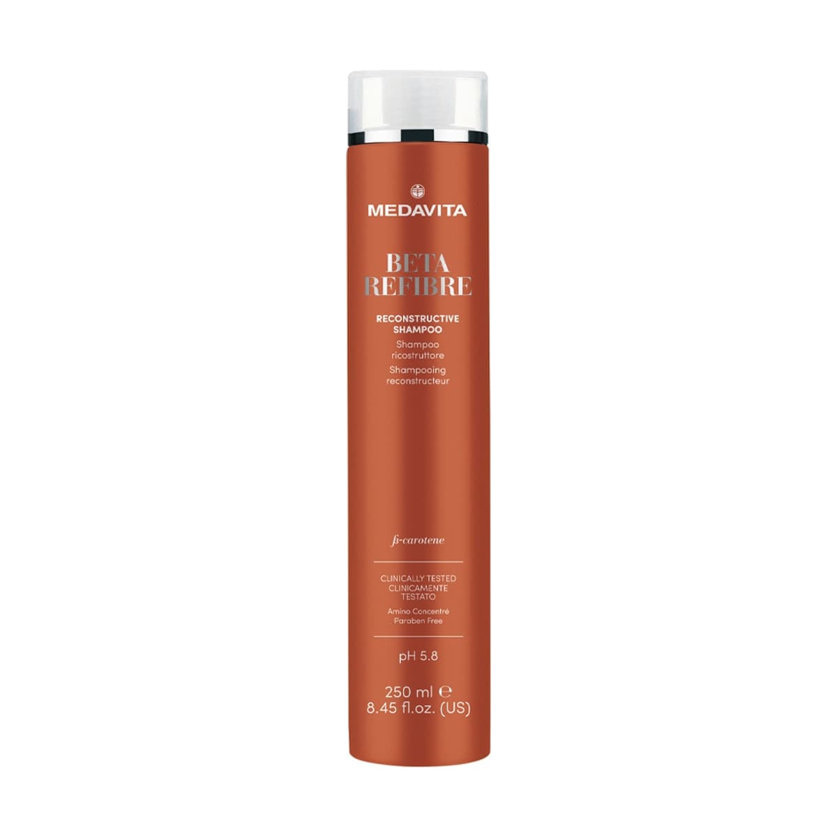 Medavita Відновлюючий шампунь для пошкодженого волосся Beta Refibre Reconstructive Shampoo