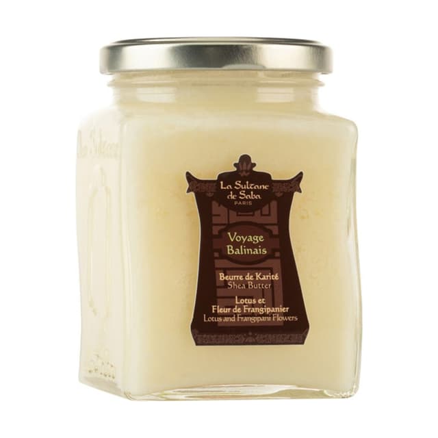 La Sultane De Saba - Масло каріте з ароматом лотосу і франжипані Shea Butter Lotus and Frangipani Flowers