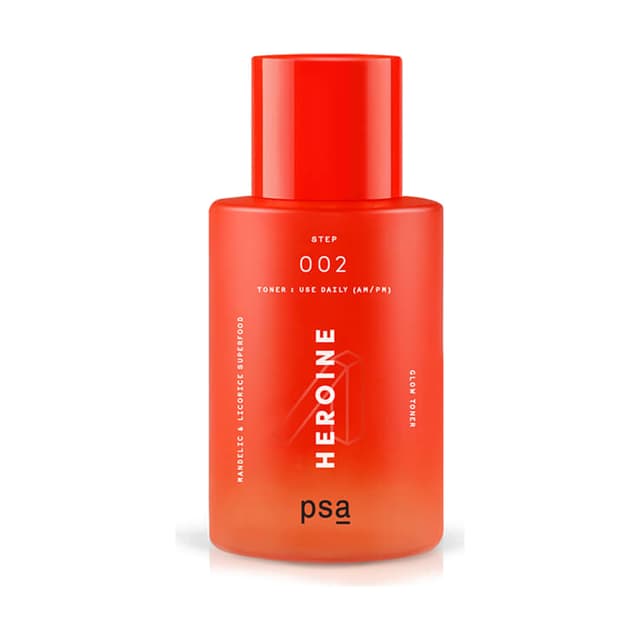 PSA Суперпоживний тонер з мигдальною кислотою Heroine Mandelic & Licorice Superfood Glow Toner