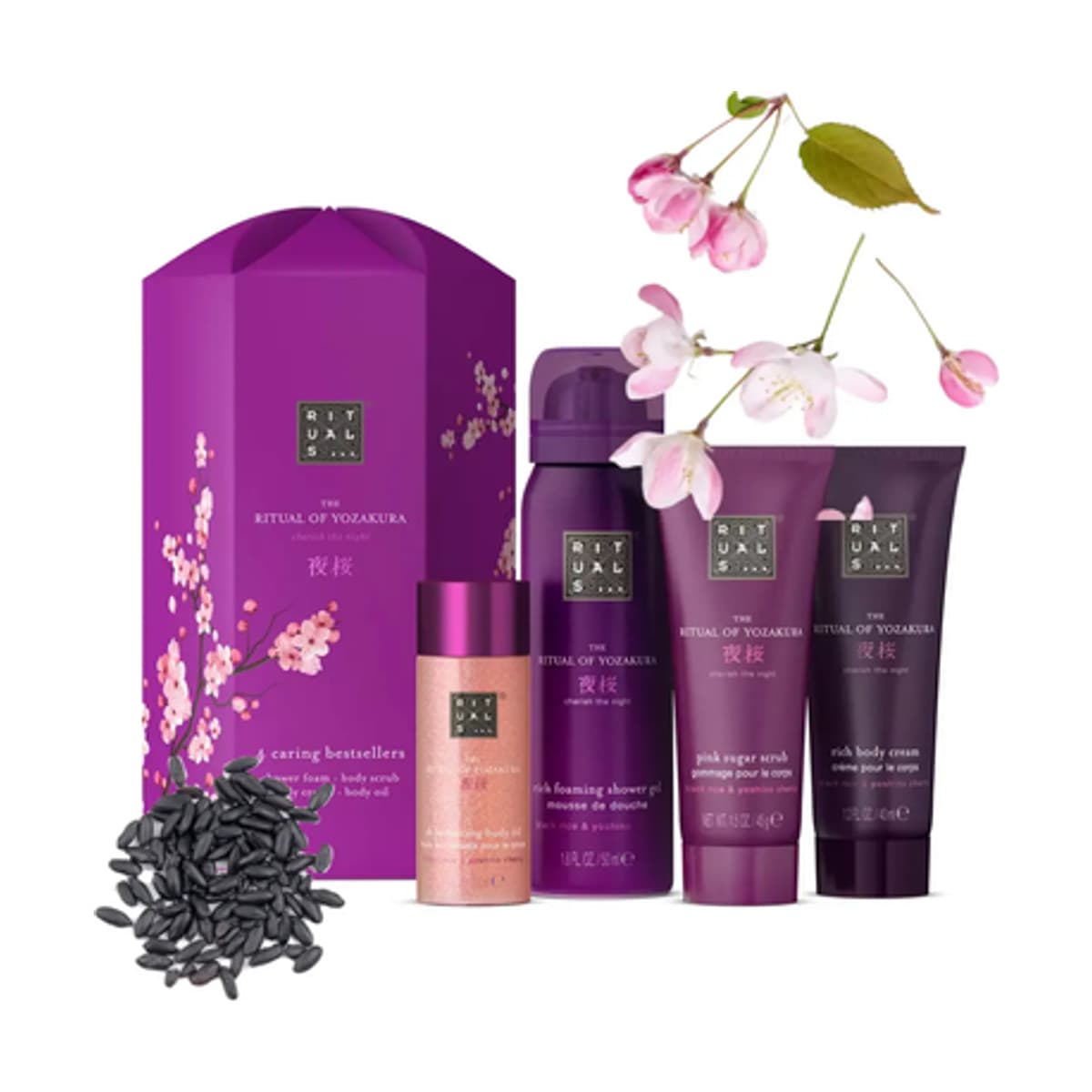 Rituals Набір 4 бесцел. The ritual of Yozakura 4 caring bestsellers