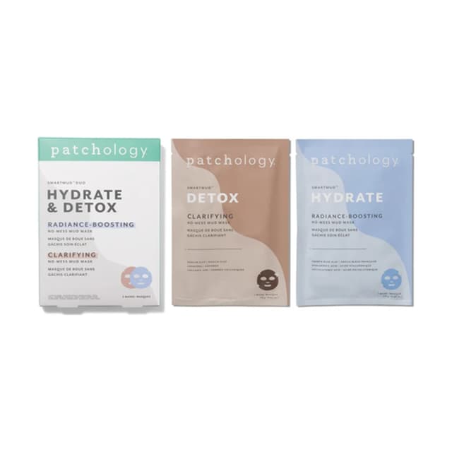 Patchology - Дуо масок Детокс + Зміцнююча
SmartMud Duo - Detox + Hydrate